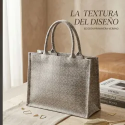 Bolso grande gris