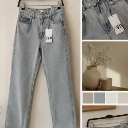Pantalón de mezclilla corte recto