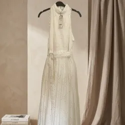 Vestido blanco largo