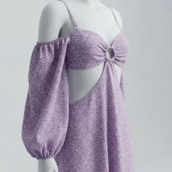 Vestido morado