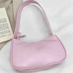 Bolsa de hombro de unicolor