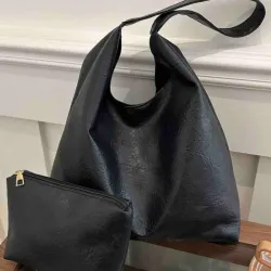 Set de 2 piezas de bolso casual de gran capacidad