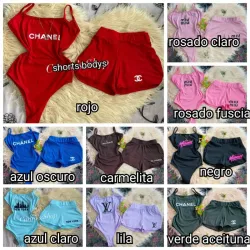 Juego de chort y body 