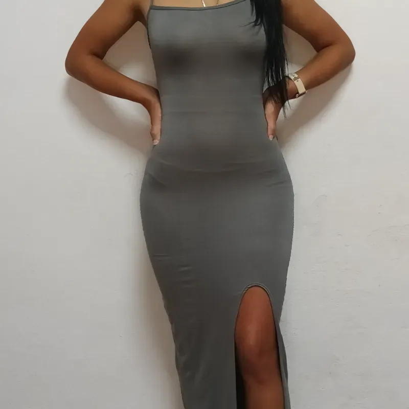 Vestido espalda cruzada 