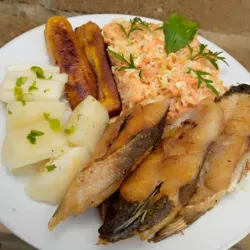 Rueda de pescado frito