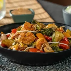 Teppanyaki de Camarones