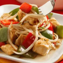 Teppanyaki de pollo