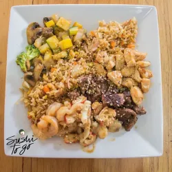 Teppanyaki mar y tierra