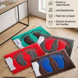 ALFOMBRA ENGOMADA PARA PISO CON PIECITOS