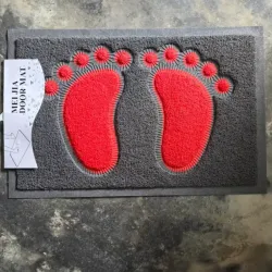 ALFOMBRA GRIS PARA PISO DE PIECITOS