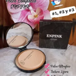 Base en polvo ENPINK con mota y espejo