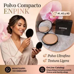 Base en polvo ENPINK con mota y espejo