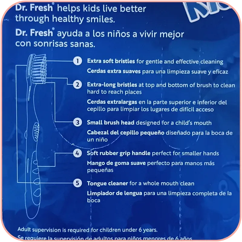 CEPILLOS INFANTILES TIPO DINOSAURIO