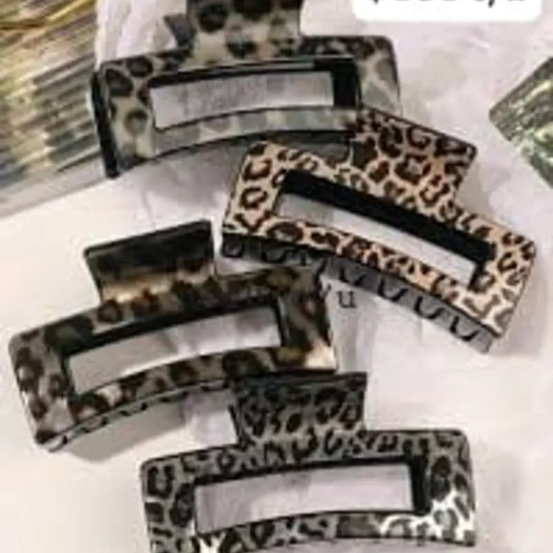 ✨️GANCHOS DE PELO IMITACIÓN PIEL DE TIGRE