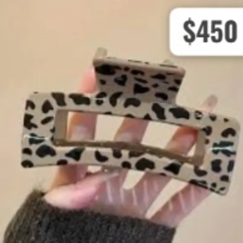✨️GANCHOS DE PELO IMITACIÓN PIEL DE TIGRE