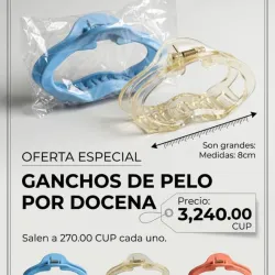 GANCHOS DE PELO POR DOCENA