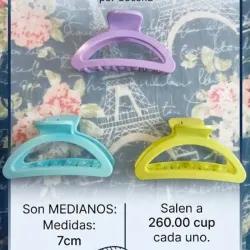 GANCHOS PARA EL CABELLO POR DOCENA