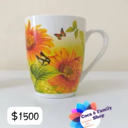 Jarra grande girasoles