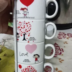 Juego de 4 tazas