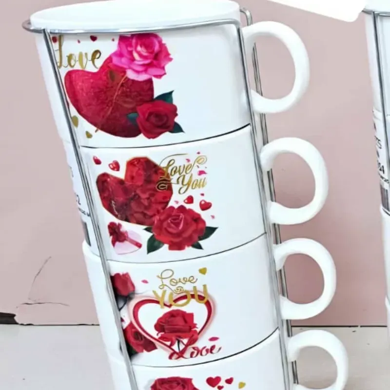 Juego de 4 tazas
