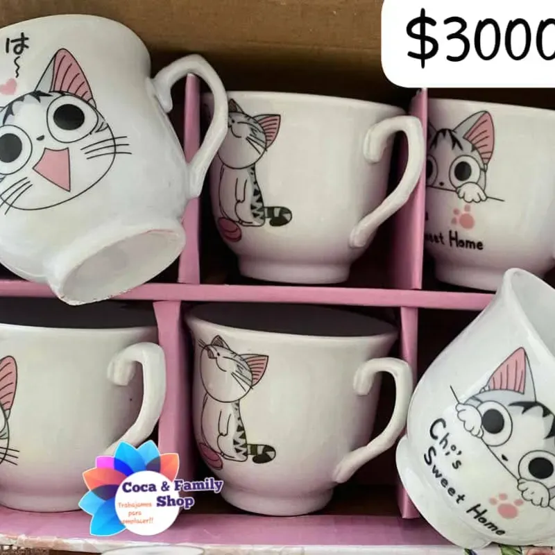 Juego de tazas de café 2