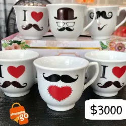 Juego de tazas de café 