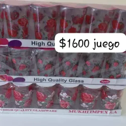 Juegos de 6 vasos 