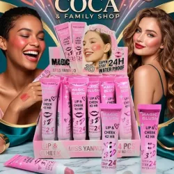 Labial y rubor mágico 2en1