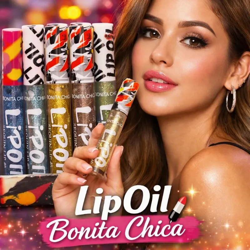 Lip oil con brillitos ✨