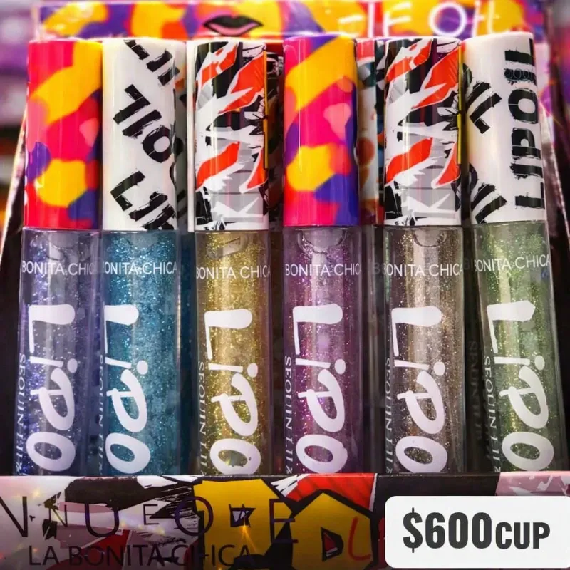 Lip oil con brillitos ✨