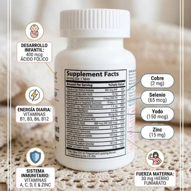 Multivitamínico Pre y Postnatal