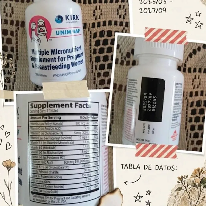 Multivitamínico Pre y Postnatal