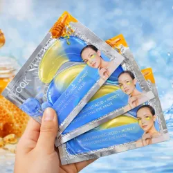 Parches para ojeras con ácido hialurónico 🔵 y miel 🍯