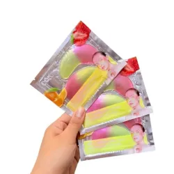 Parches para ojeras con extracto de naranja 🍊 y fresa 🍓