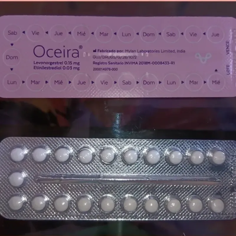 Pastillas anticonceptivas Oceira (Etinor)