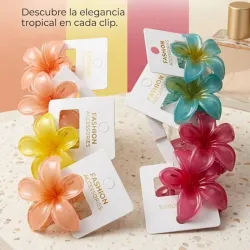 PELLIZCO MEDIANO FLOR HAWAIANA MOD. 2