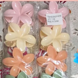 PELLIZCO FLOR HAWAIANA 8cm MOD. 2