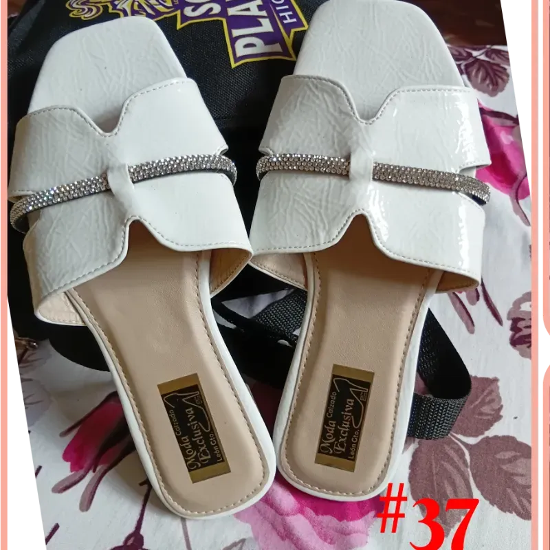 Sandalias blancas de vestir