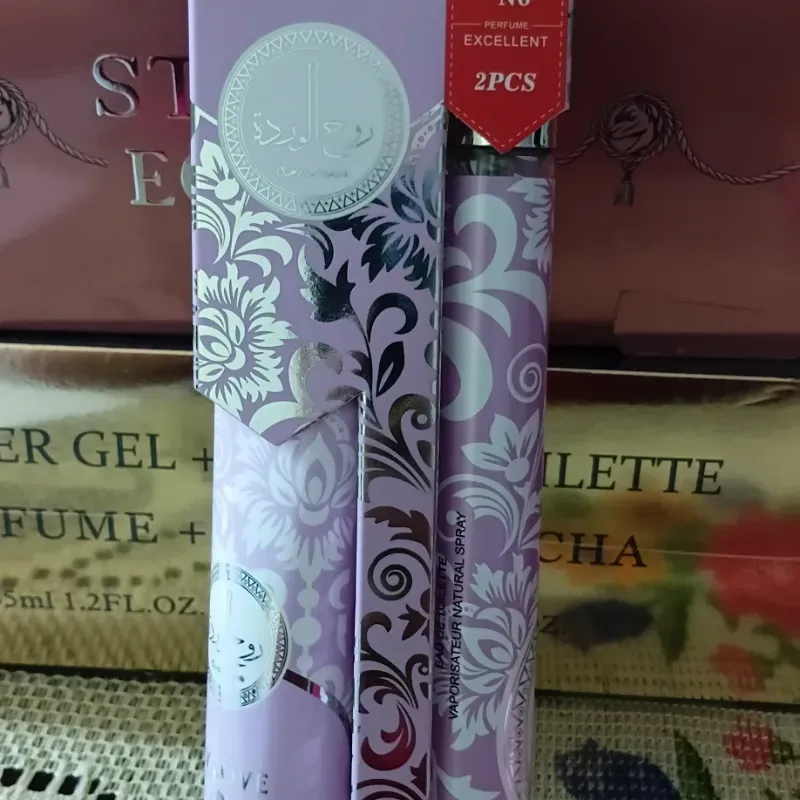 Set de perfume y crema para mujer.
