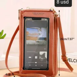 Cartera porta celular 