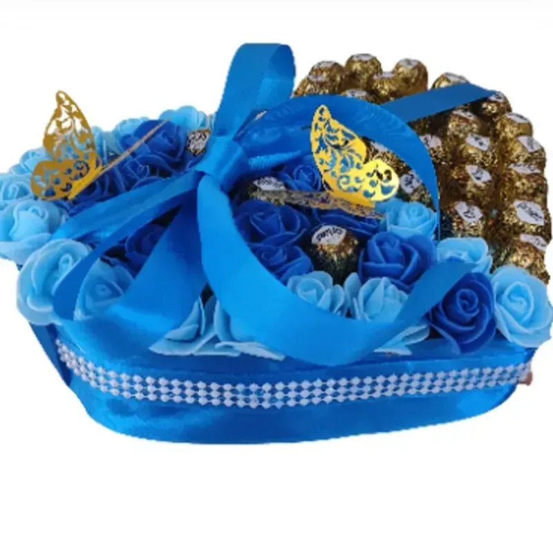 Luxury Hearts-Box Azul