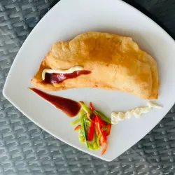 Empanadilla rellena con pollo