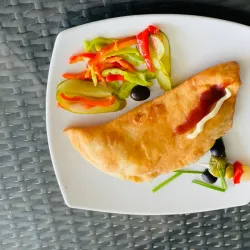 Empanadilla rellena con vegetales