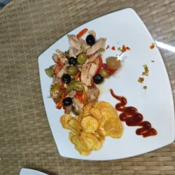 Lonjas de cerdo grille