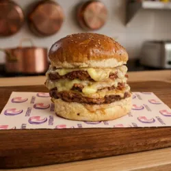 Triple Hamburguesa 🍔, triple Queso 🧀