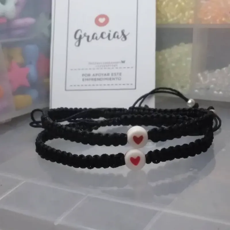 Pulseras tejidas sencillas 