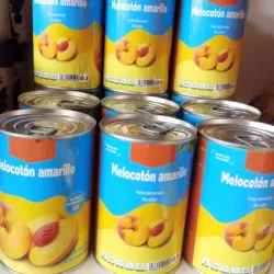 Melocotón en almíbar 