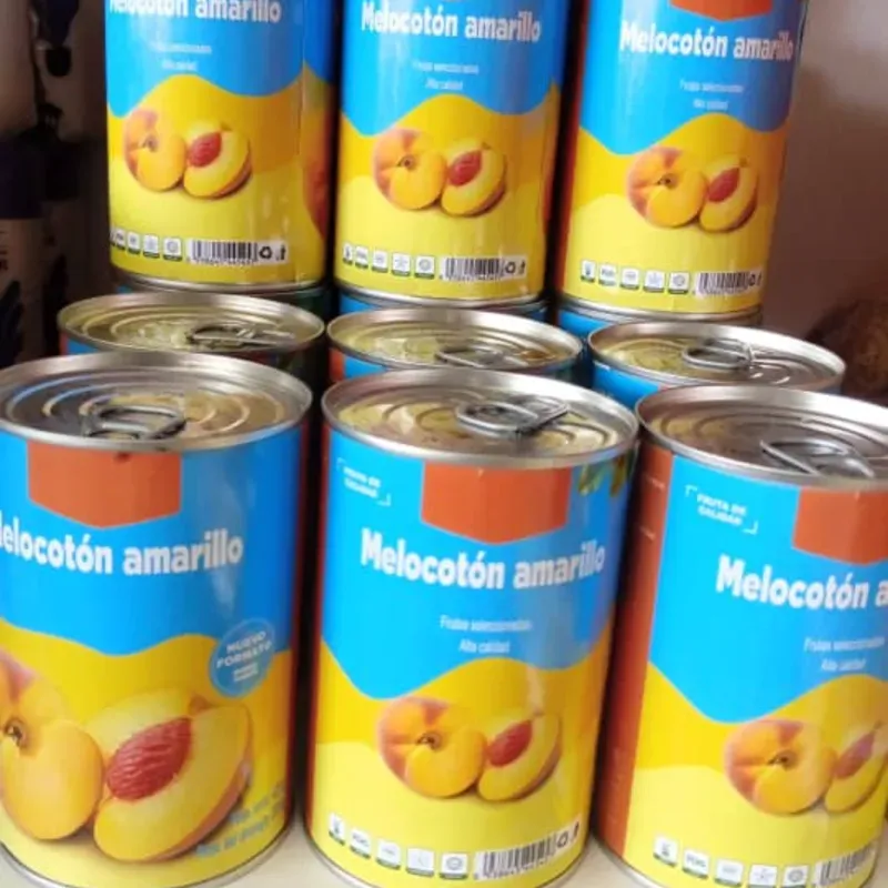 Melocotón en almíbar 