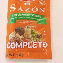 Sazón Completo Cilantro y Comino