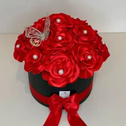 Arreglo de Rosas Eternas Rojo